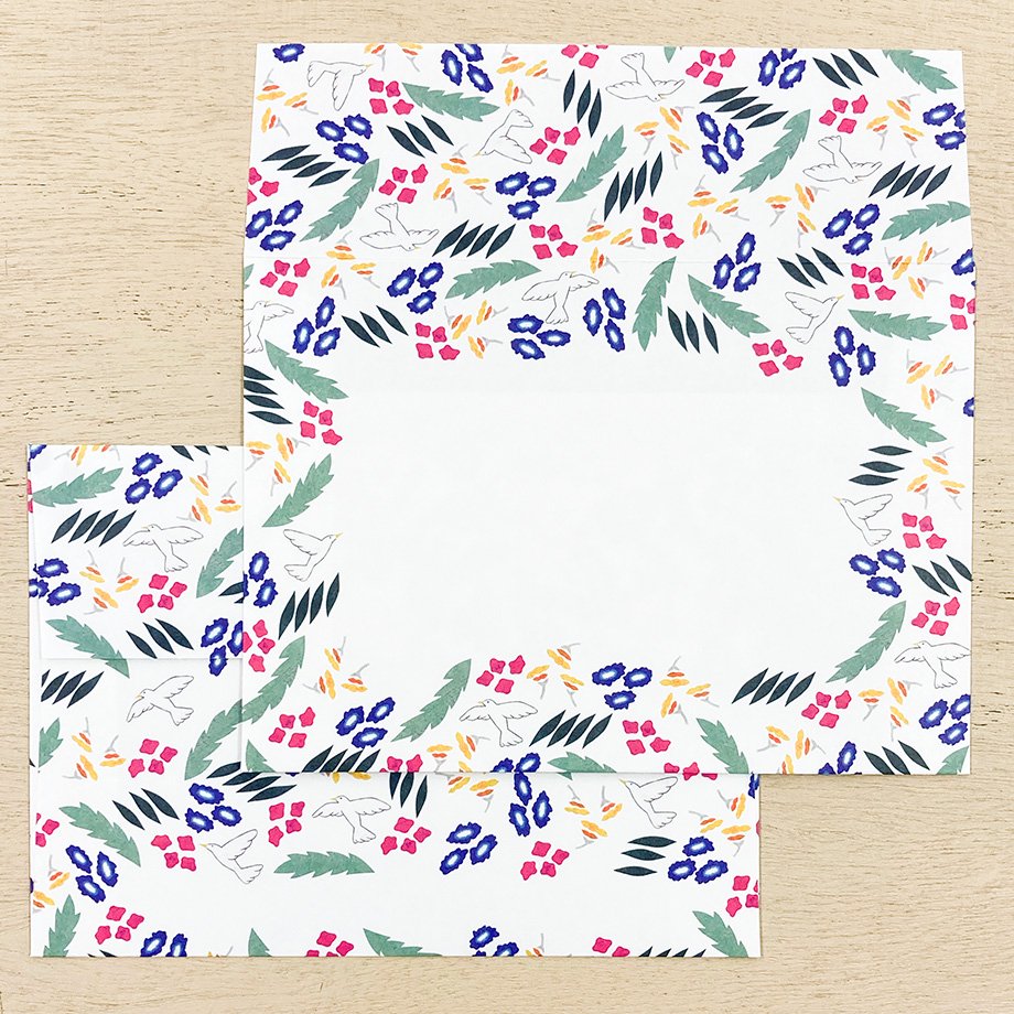 Chihiro Yasuhara Envelope Set - Botanical