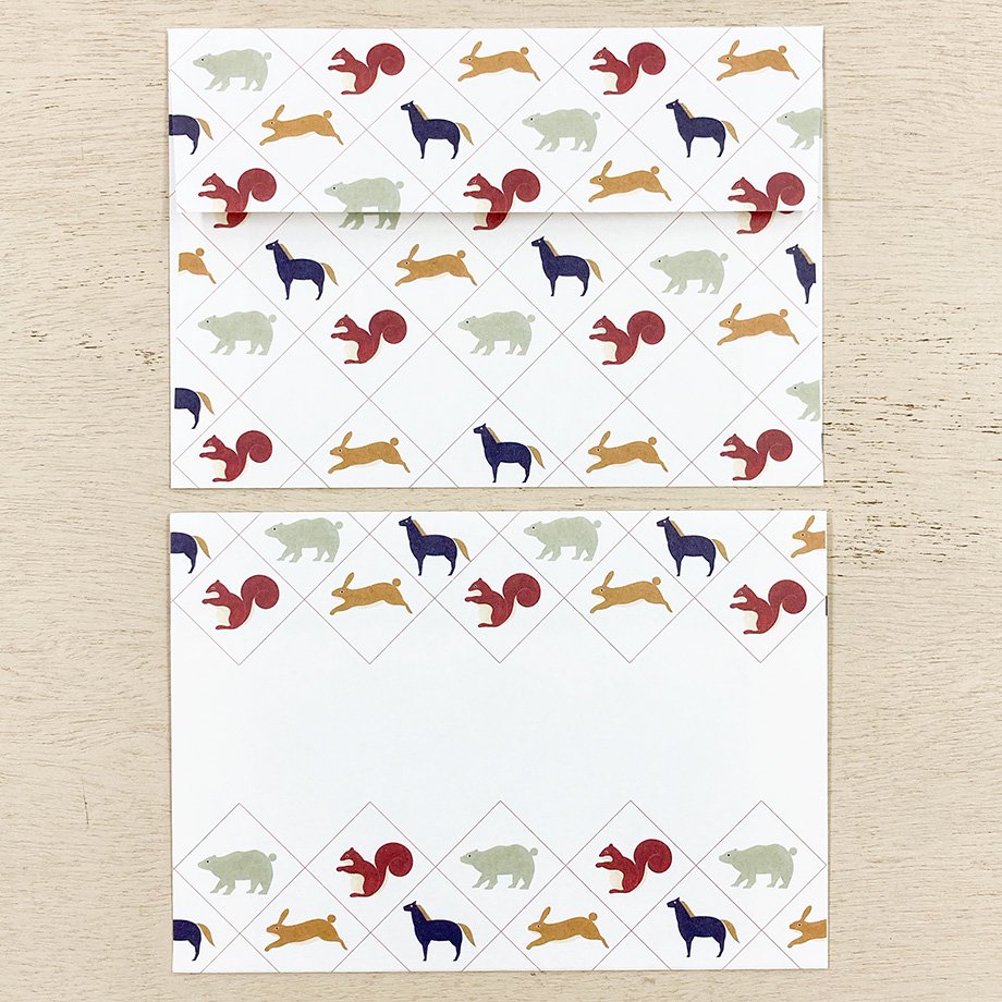 Chihiro Yasuhara Envelope Set - Animal