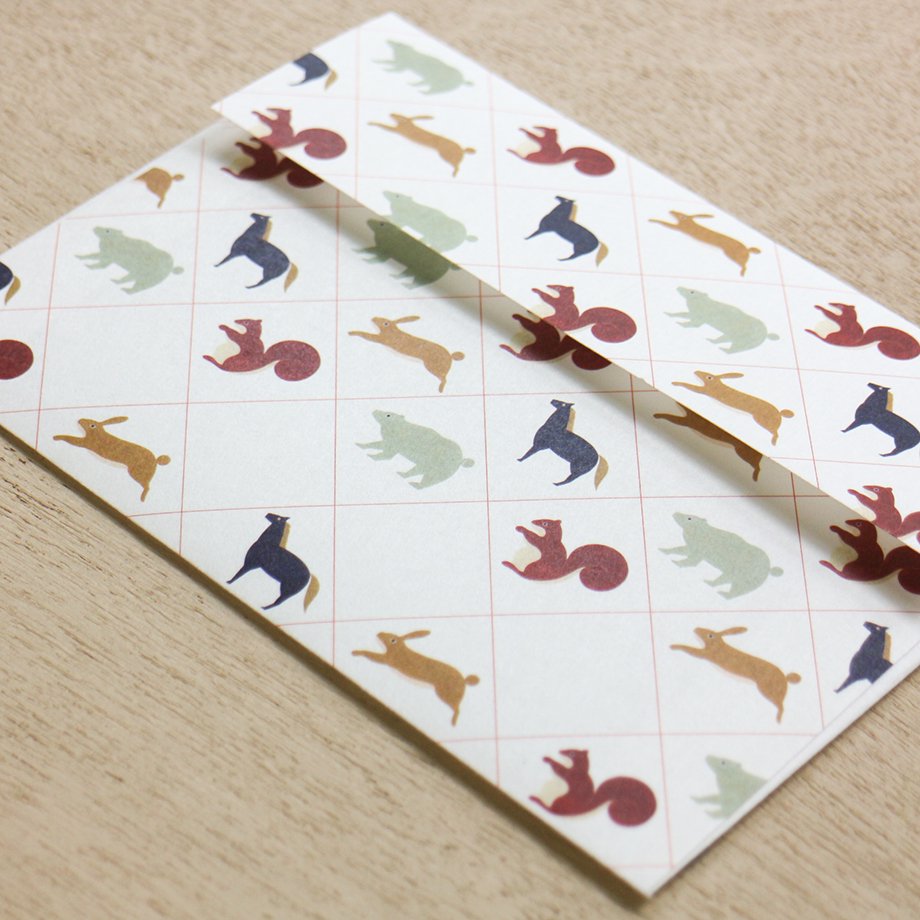 Chihiro Yasuhara Envelope Set - Animal