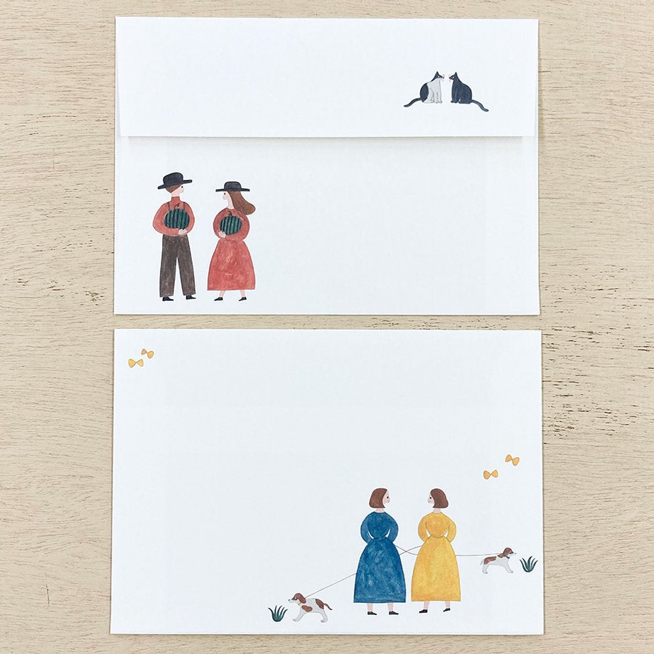 Necktie / Envelope Set - Chat