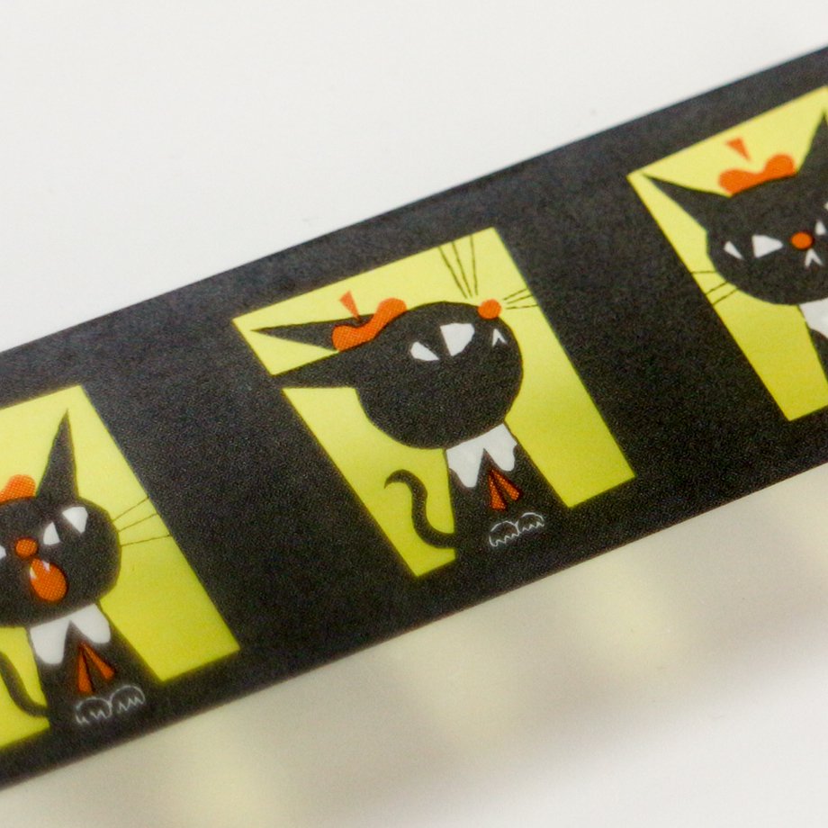 Black Robin Clear Tape - Faces