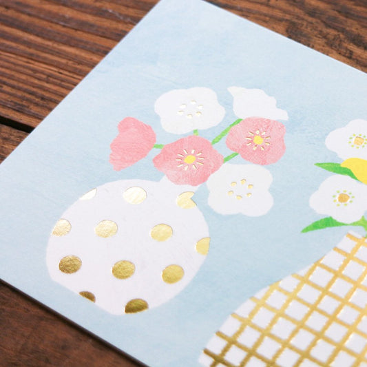 Mariko Fukuoka Postcard Set - Vase