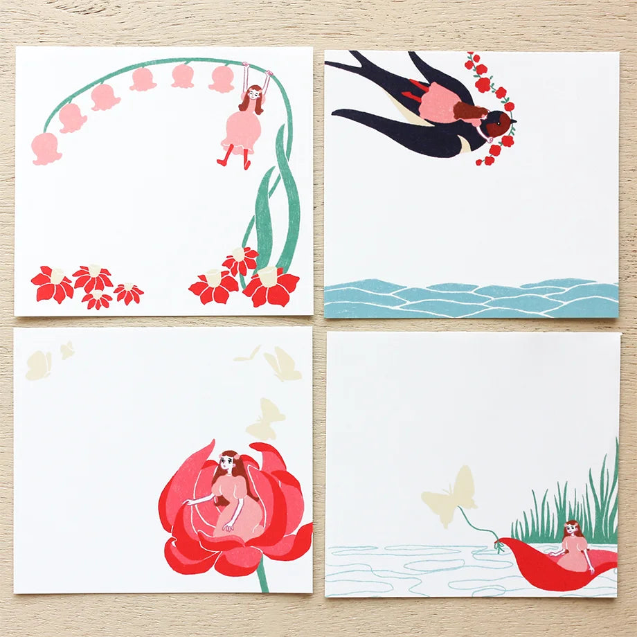 Konatsu Tani Square Memo Pad - Thumbelina