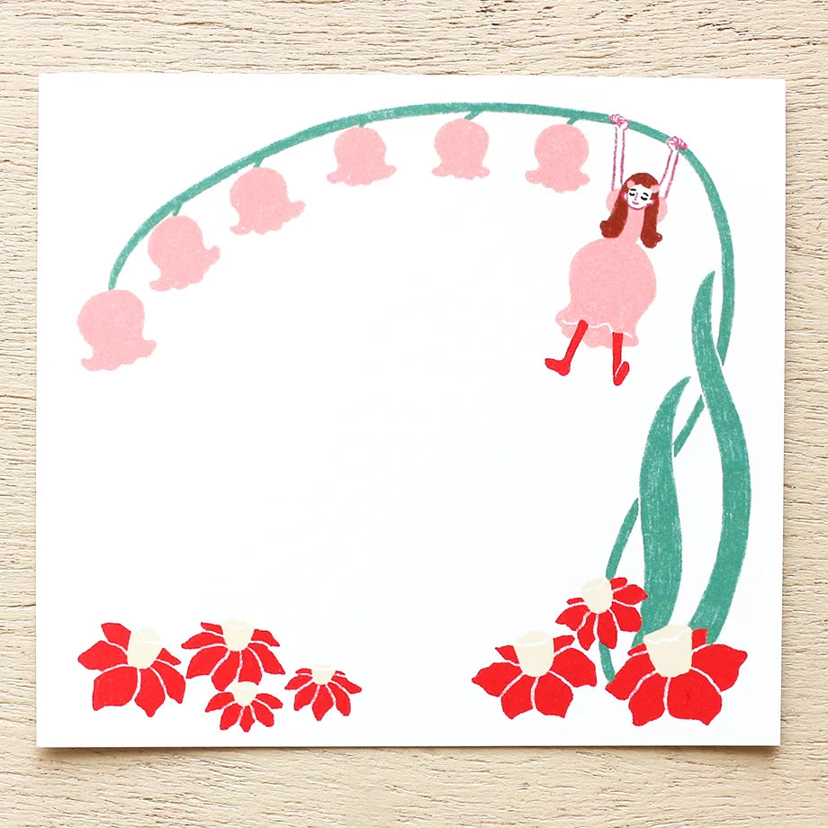 Konatsu Tani Square Memo Pad - Thumbelina