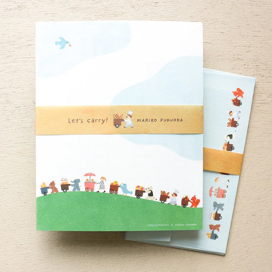 Mariko Fukuoka Letter Set - Let's Carry!
