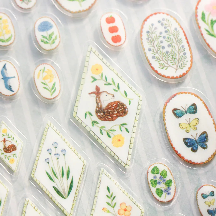 Midori Asano Stickers - Birds Song × Deer Dream