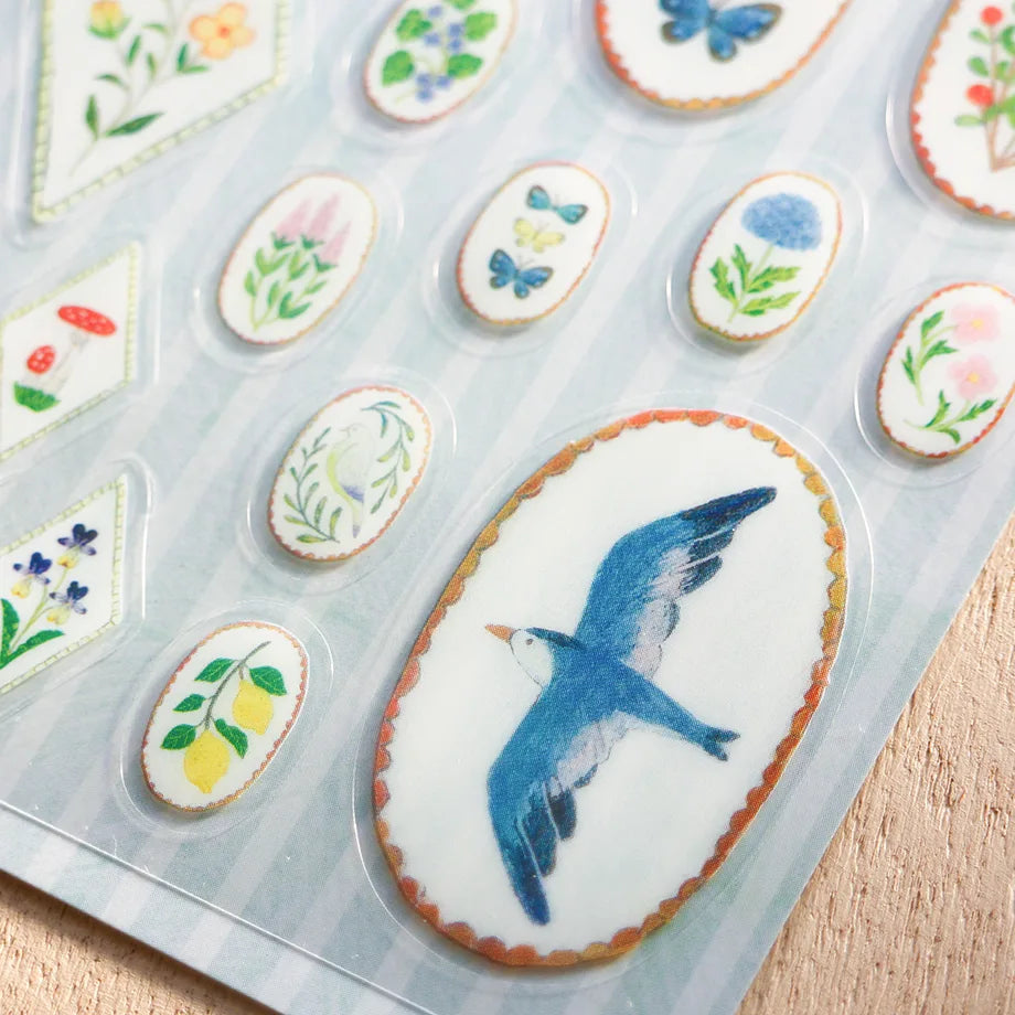 Midori Asano Stickers - Birds Song × Deer Dream