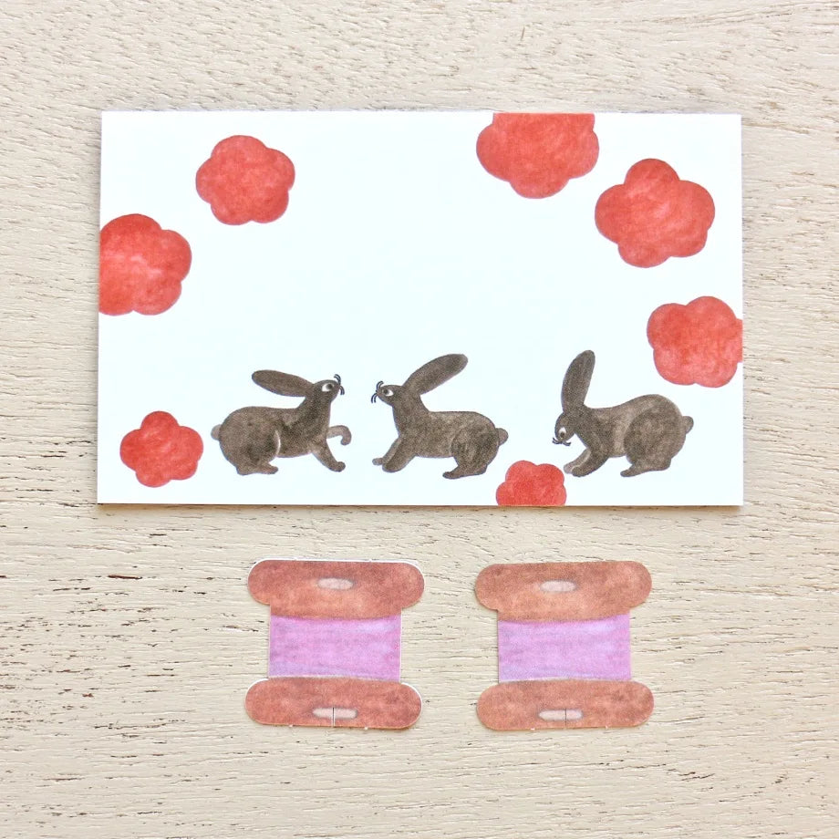 Necktie / Mobile Card - Balloon & Carrot