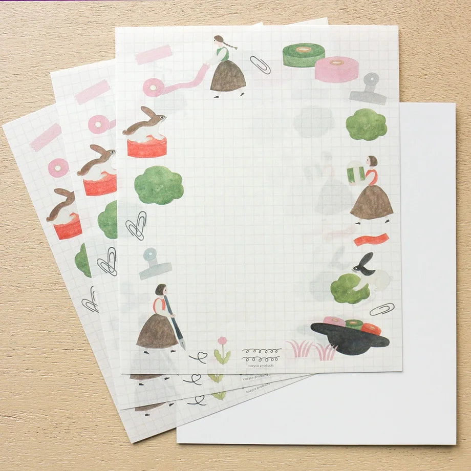 Necktie / Letter Set - On the Desk