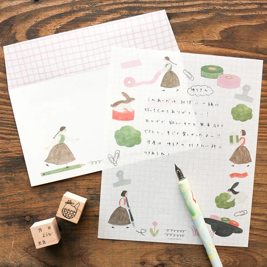 Necktie / Letter Set - On the Desk