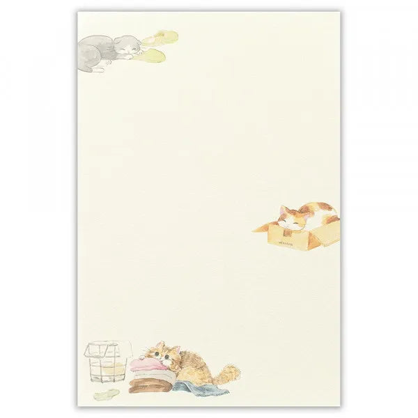 Writing Paper Pad - Cat at Home