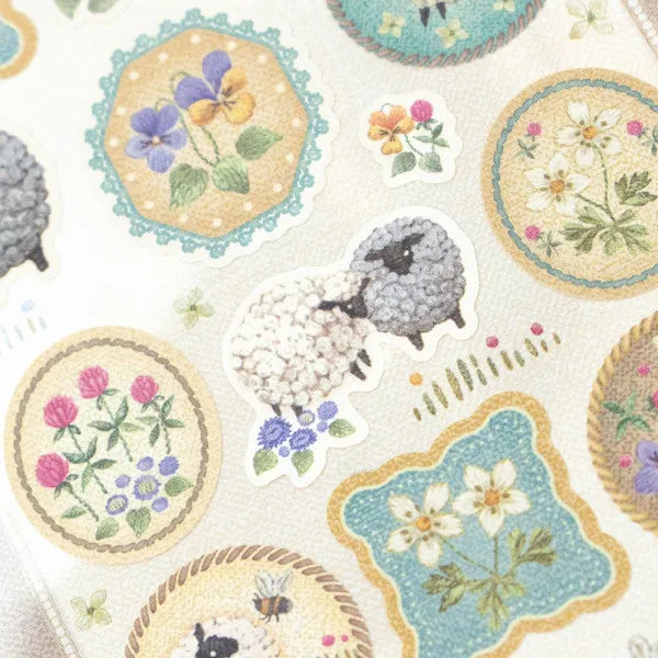 Embroidery Stickers - Sheep