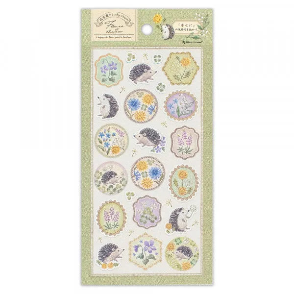 Embroidery Stickers - Hedgehog