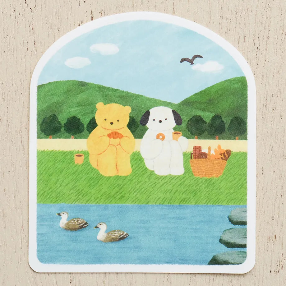 Mariko Fukuoka / Vinyl Sticker - Picnic
