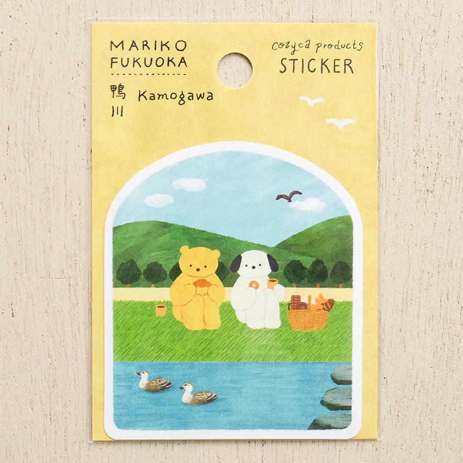 Mariko Fukuoka / Vinyl Sticker - Picnic