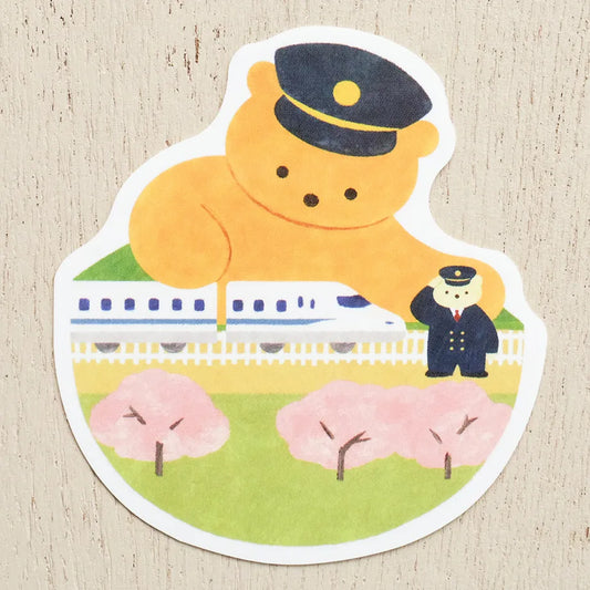 Mariko Fukuoka / Vinyl Sticker - Shinkansen (Bullet Train)