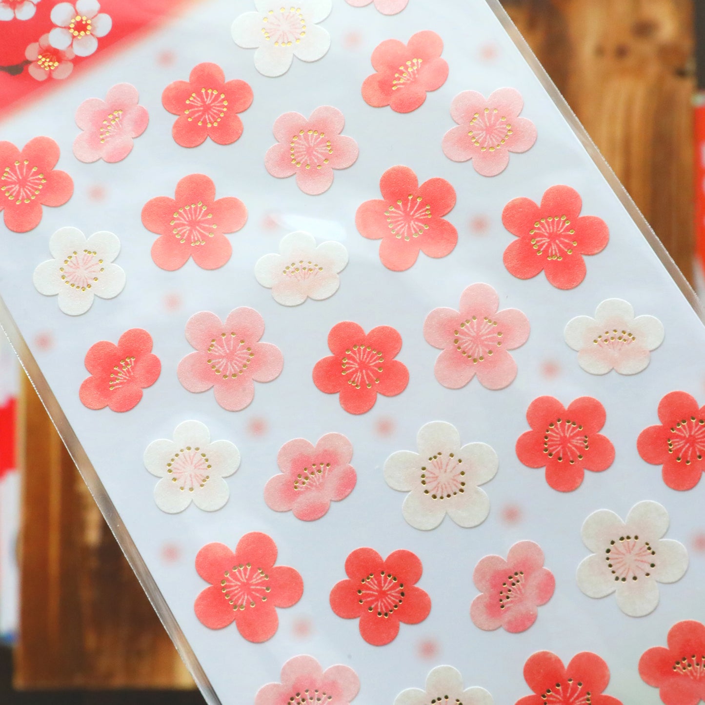 Spring Limited Japanese Apricot Stickers