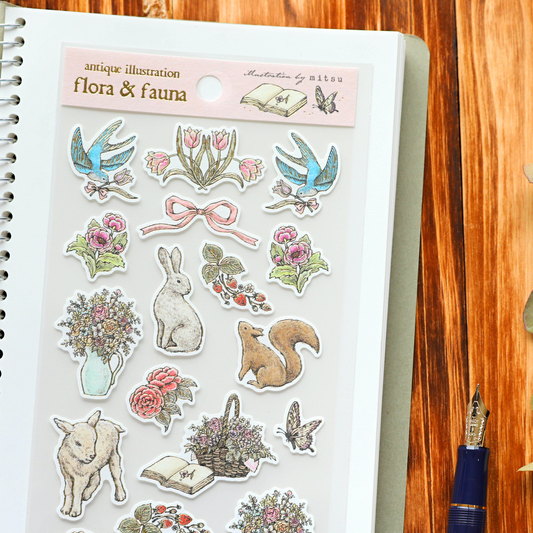mitsu Stickers - Forest Animals