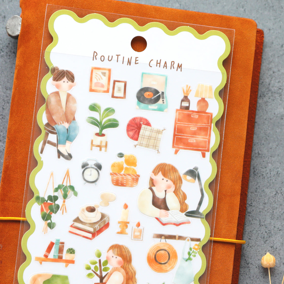 Routine Charm Stickers - Cozy Home