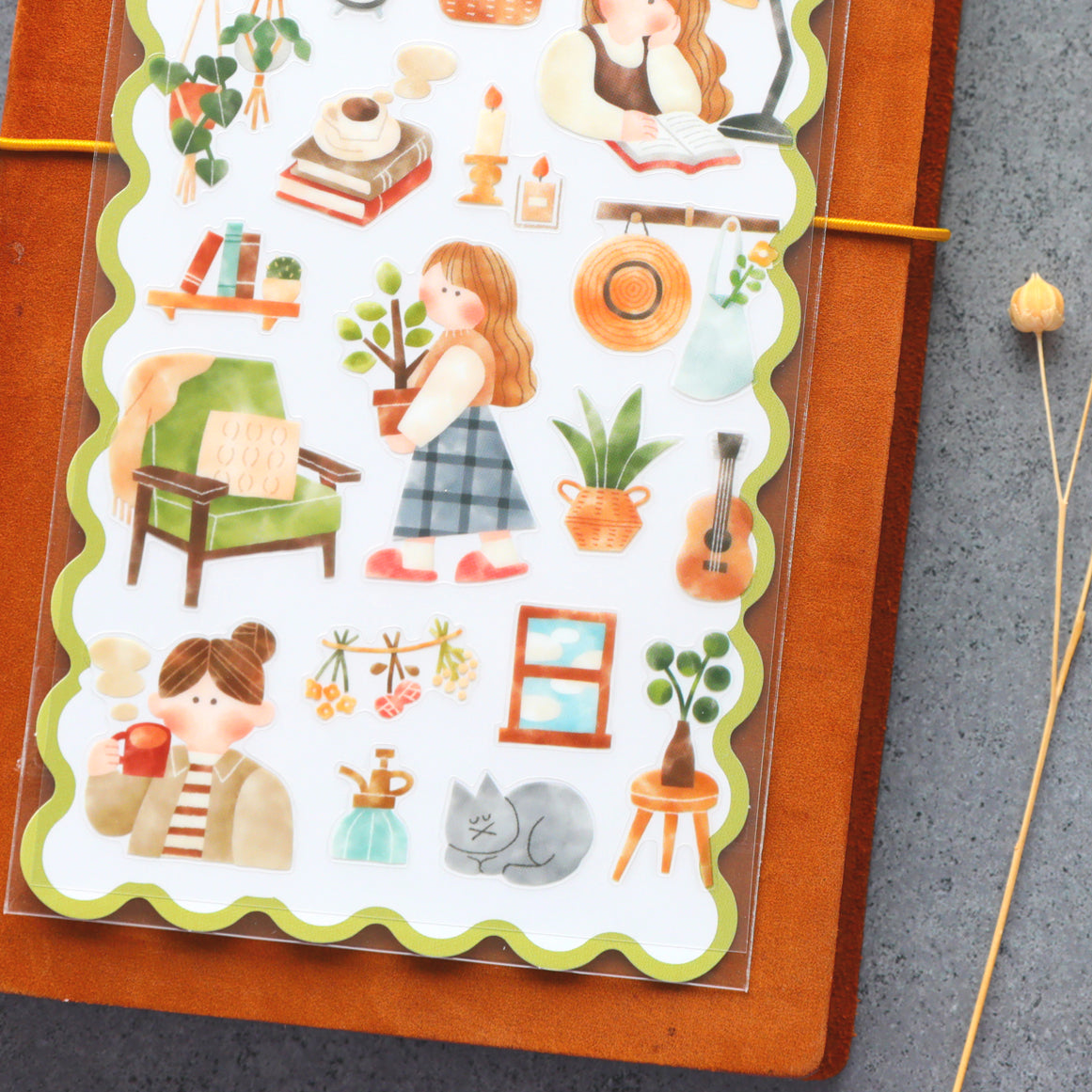 Routine Charm Stickers - Cozy Home