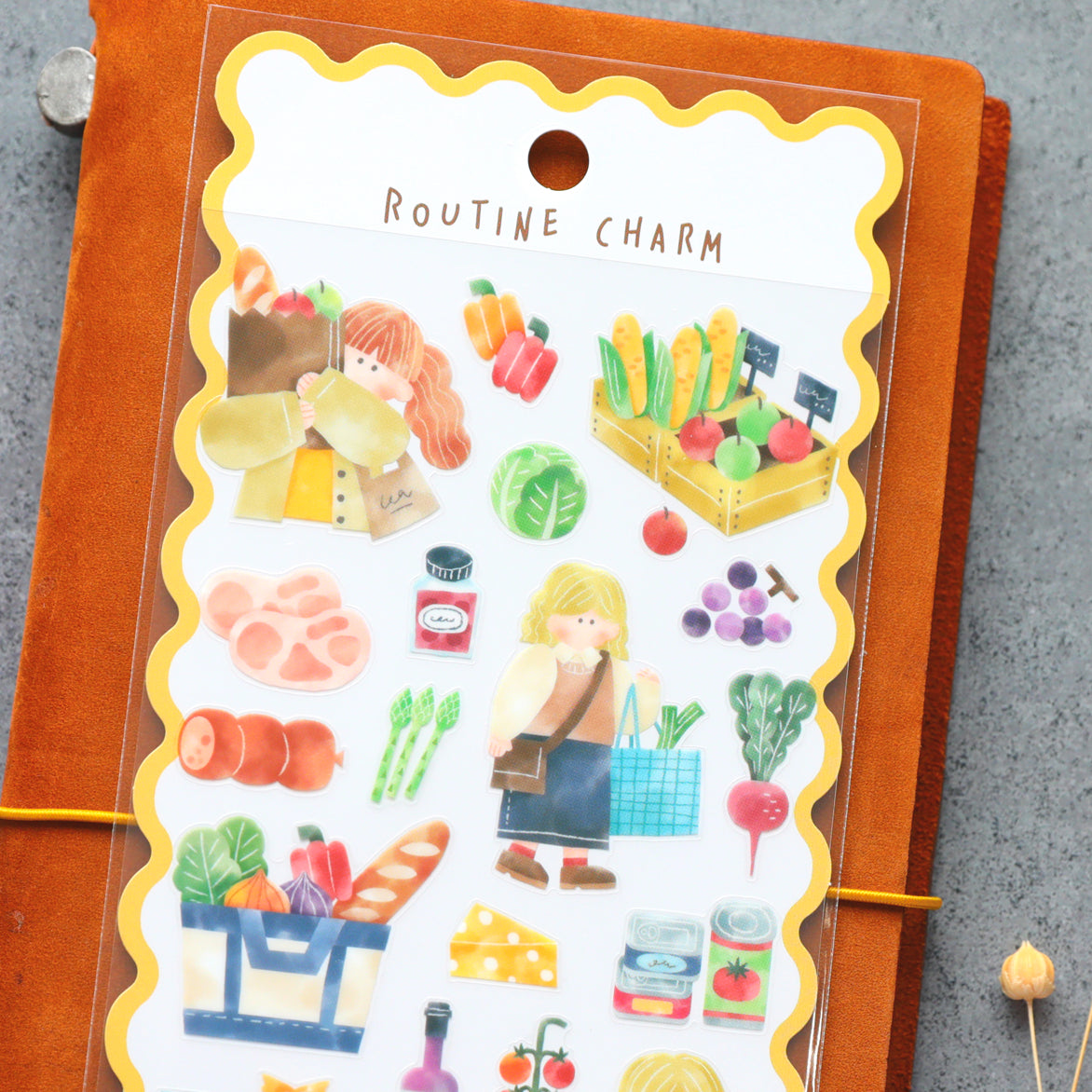 Routine Charm Stickers - Shopping