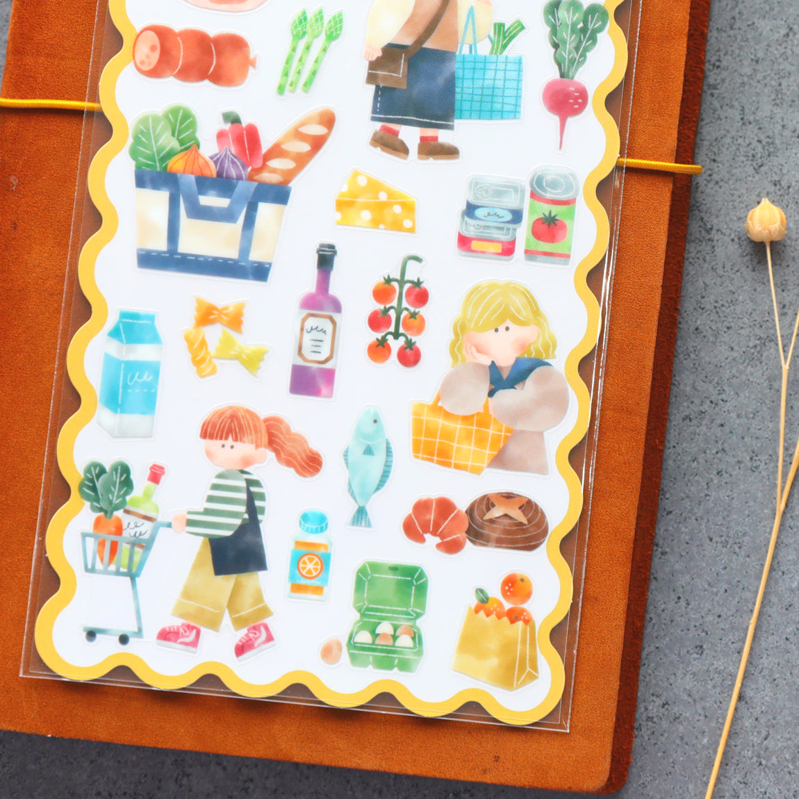 Routine Charm Stickers - Shopping