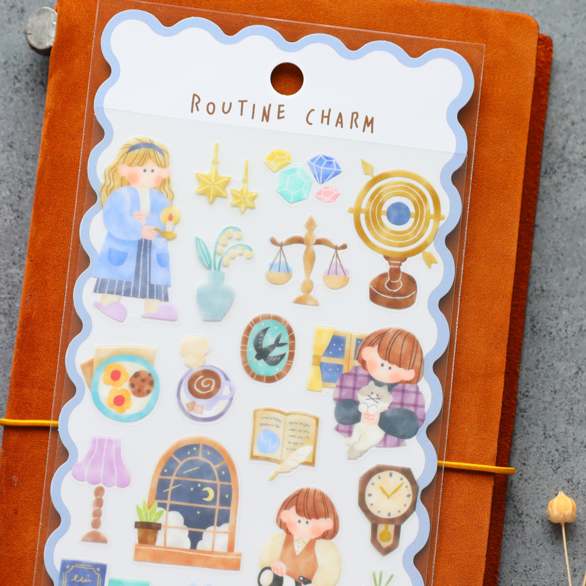 Routine Charm Stickers - Night