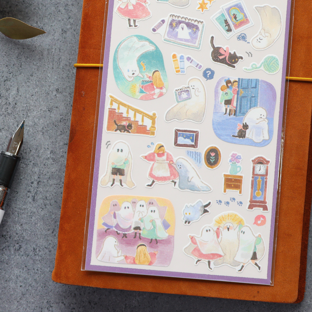 Story Book Stickers - Ghost's Daily Life