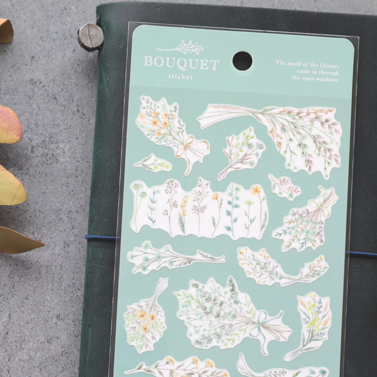 Bouquet Stickers - Mint