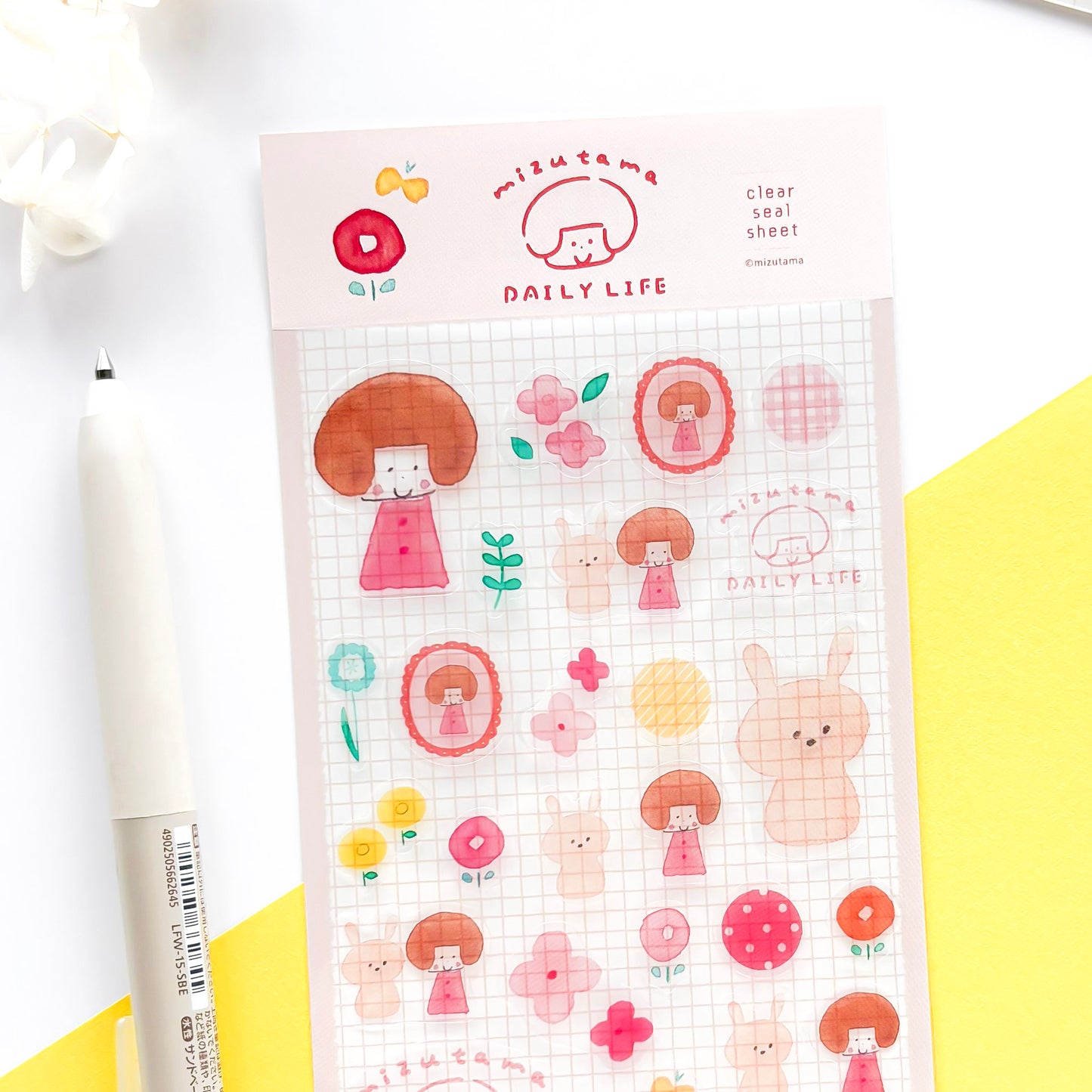 mizutama / Limited Edition / Stickers - Happy Flower Life