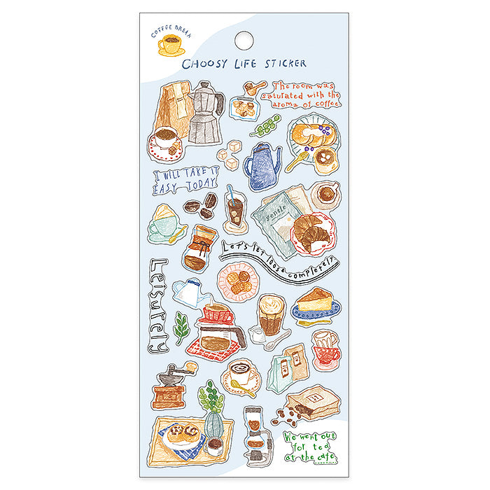 Choosy Life Stickers - Coffee Break