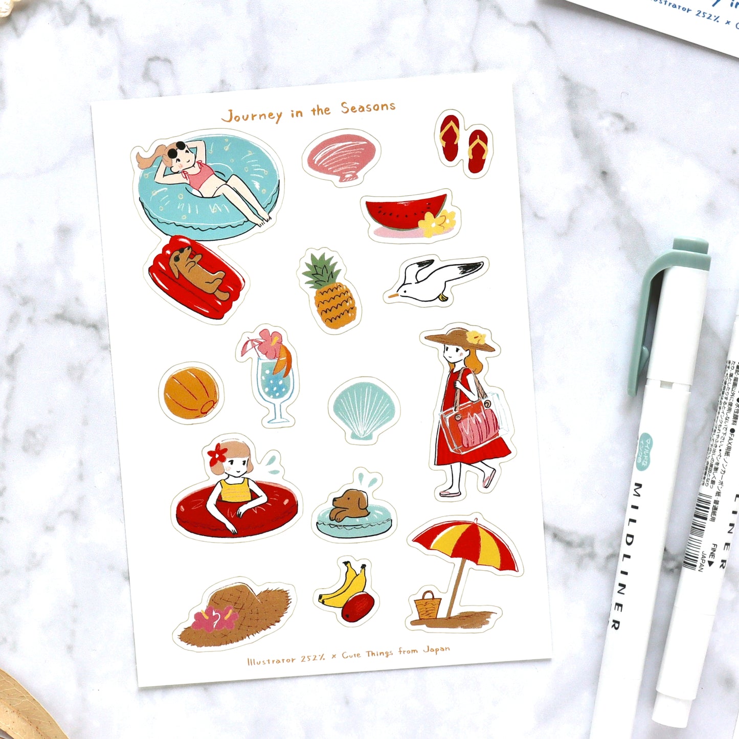 CTFJ x 252% / Stickers - Happy Summer