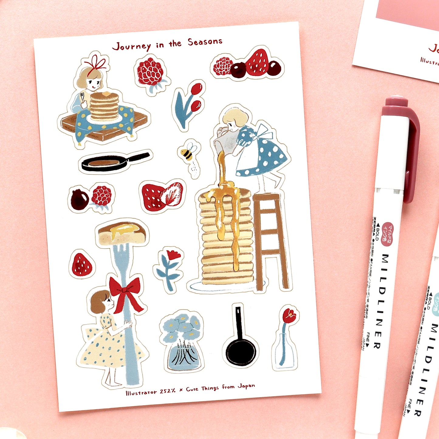 CTFJ x 252% / Stickers - Pancake