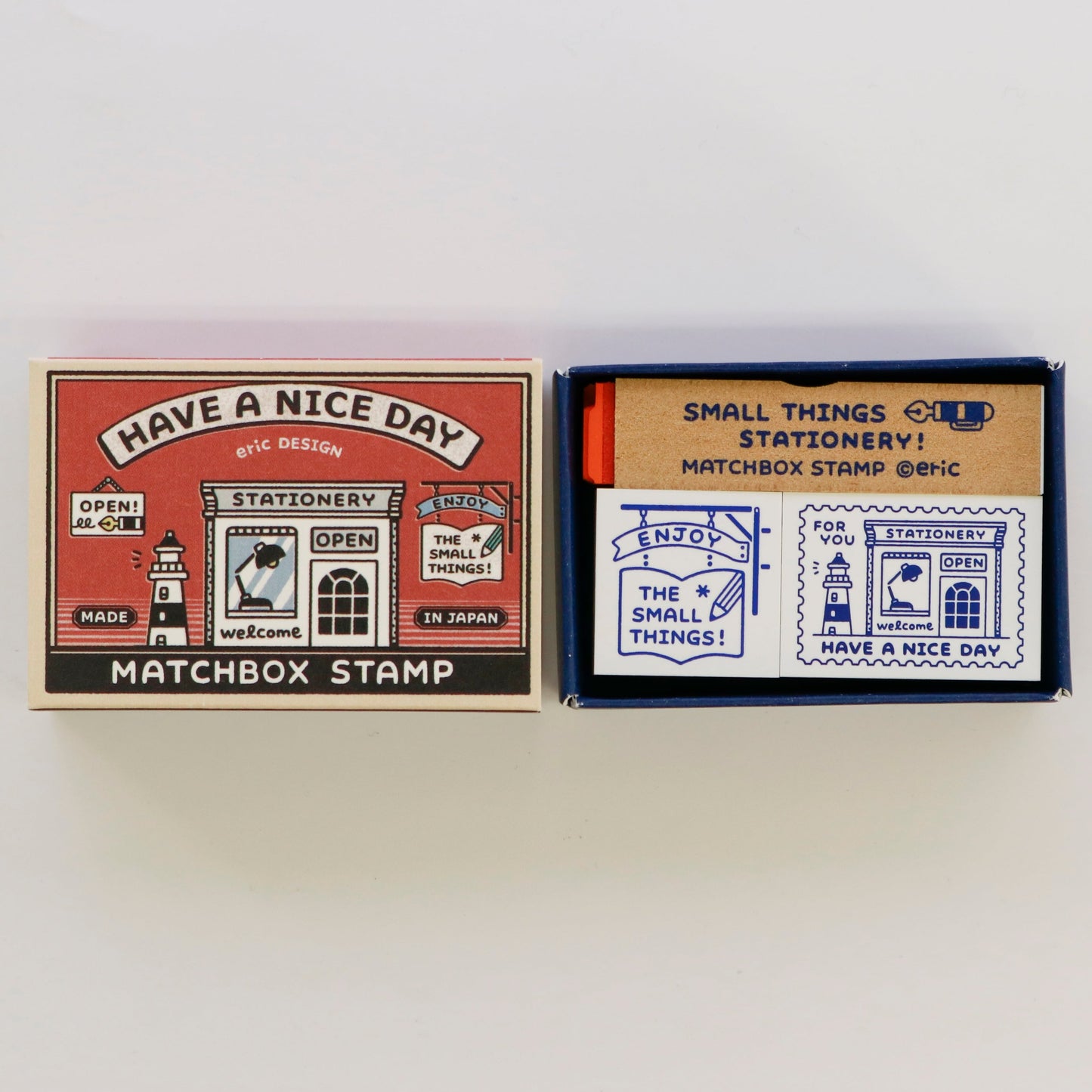 eric Limited Edition Matchbox Rubber Stamp Set (3 designs)