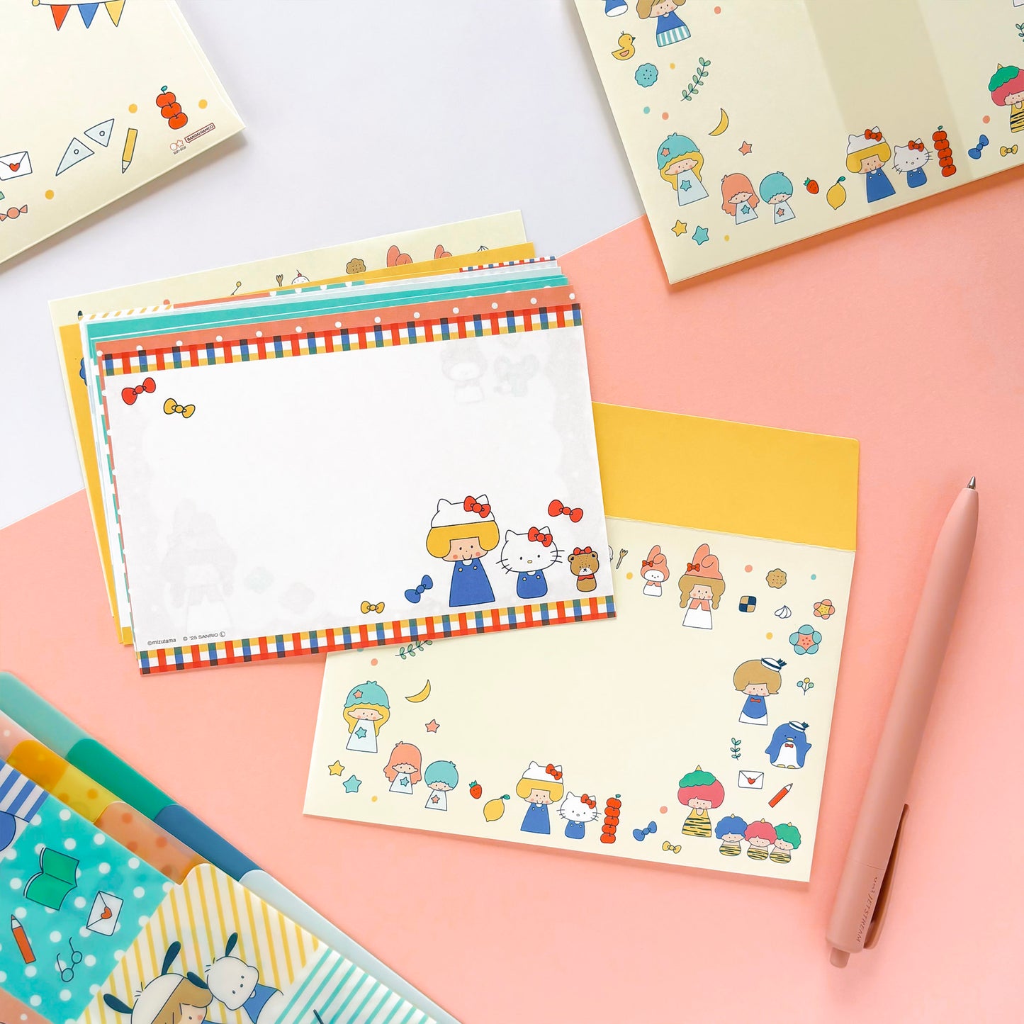 mizutama / Limited Edition Mini Letter Set - Sanrio All Stars
