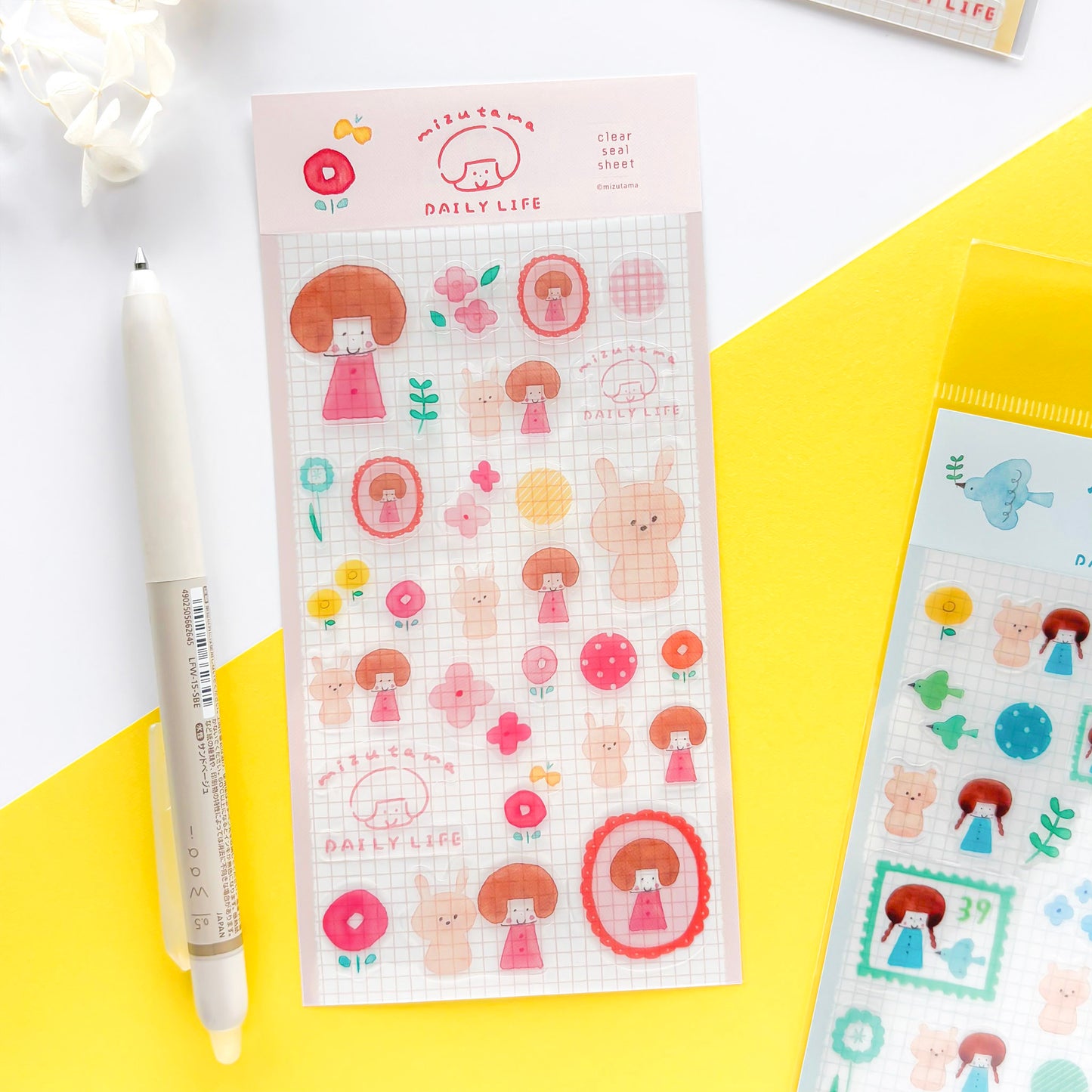 mizutama / Limited Edition / Stickers - Happy Flower Life