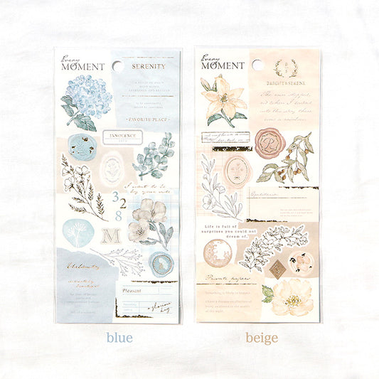 Every Moment Stickers - Beige