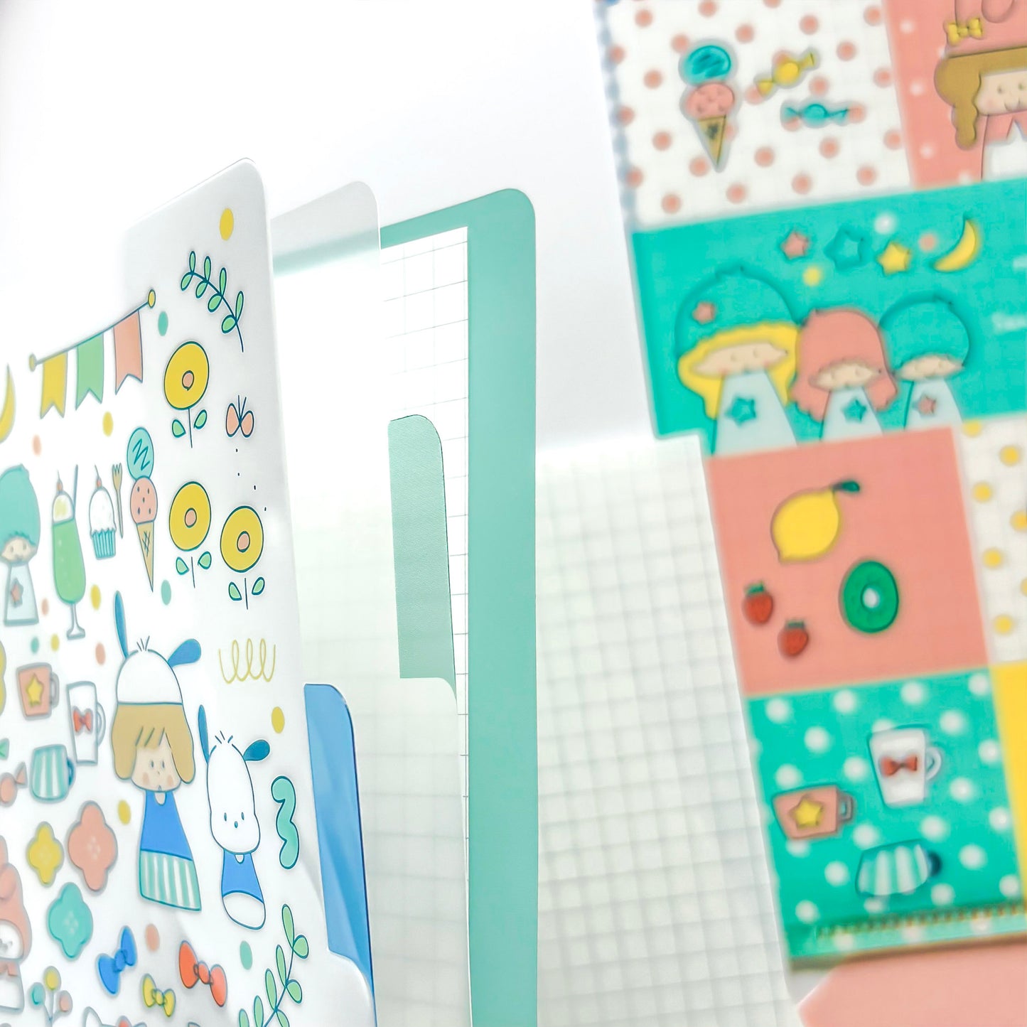 Limited Edition A5 Clear File - mizutama x Sanrio All Stars