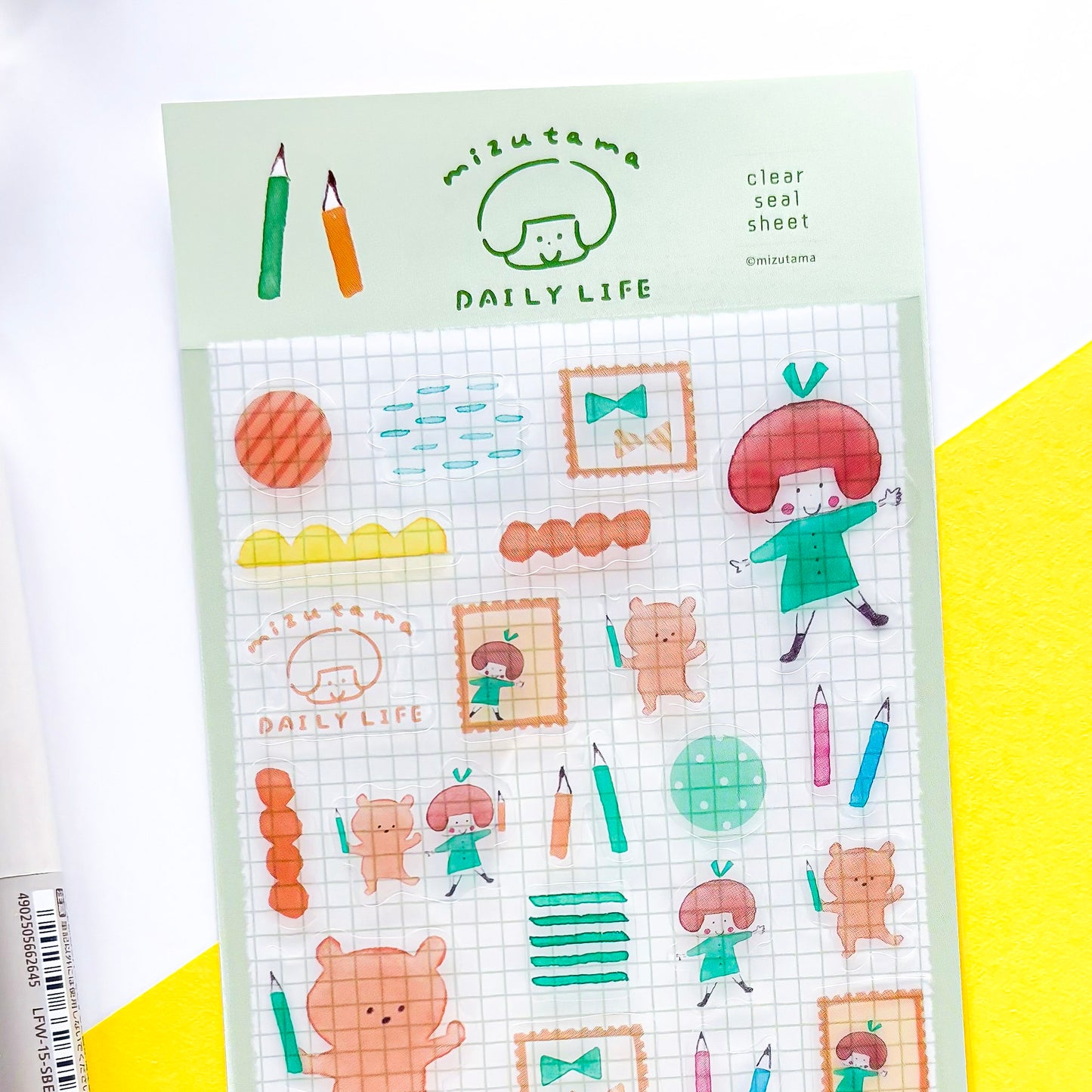 mizutama Limited Edition Stickers - Happy Stationery