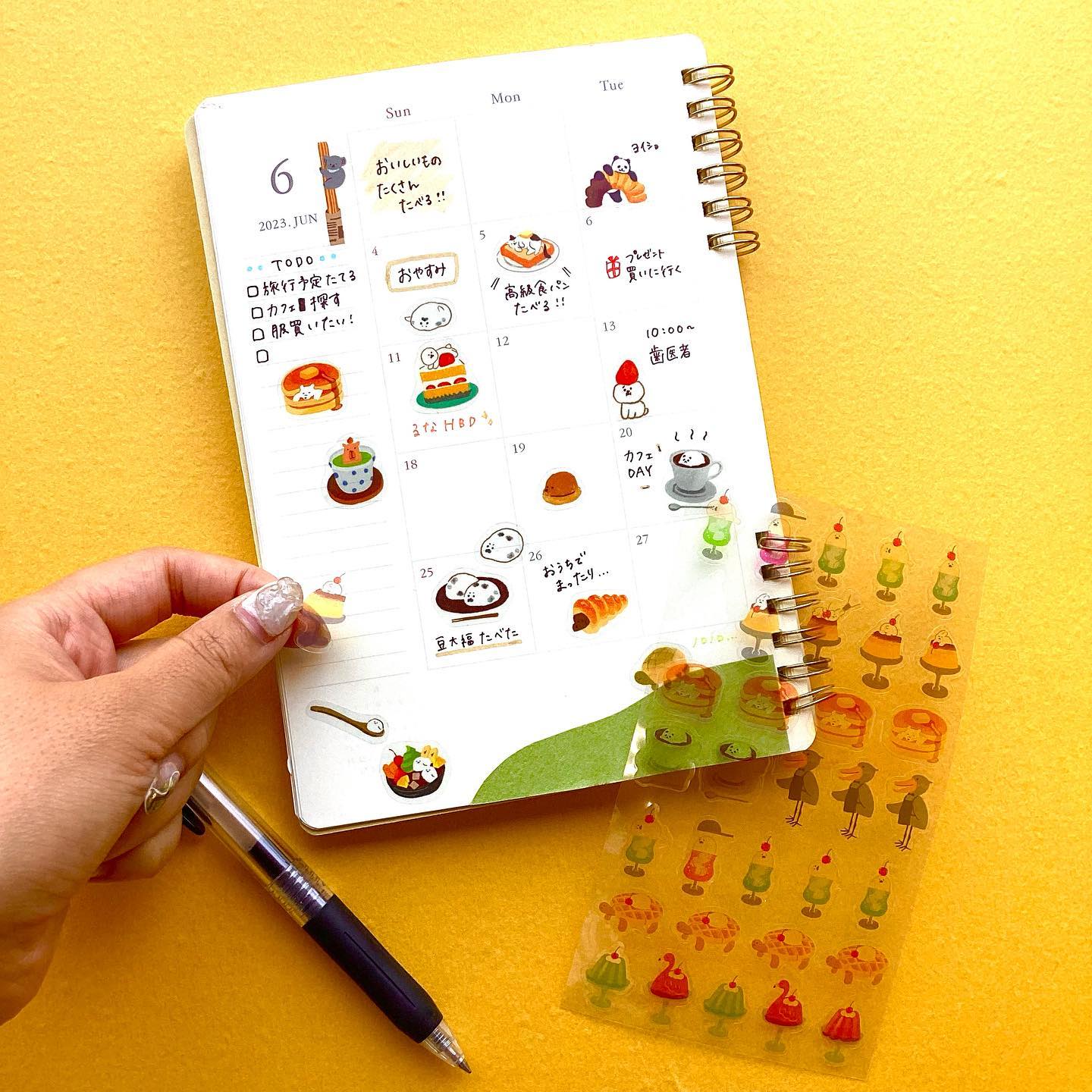 Okashina Planner Stickers - Japanese Sweets