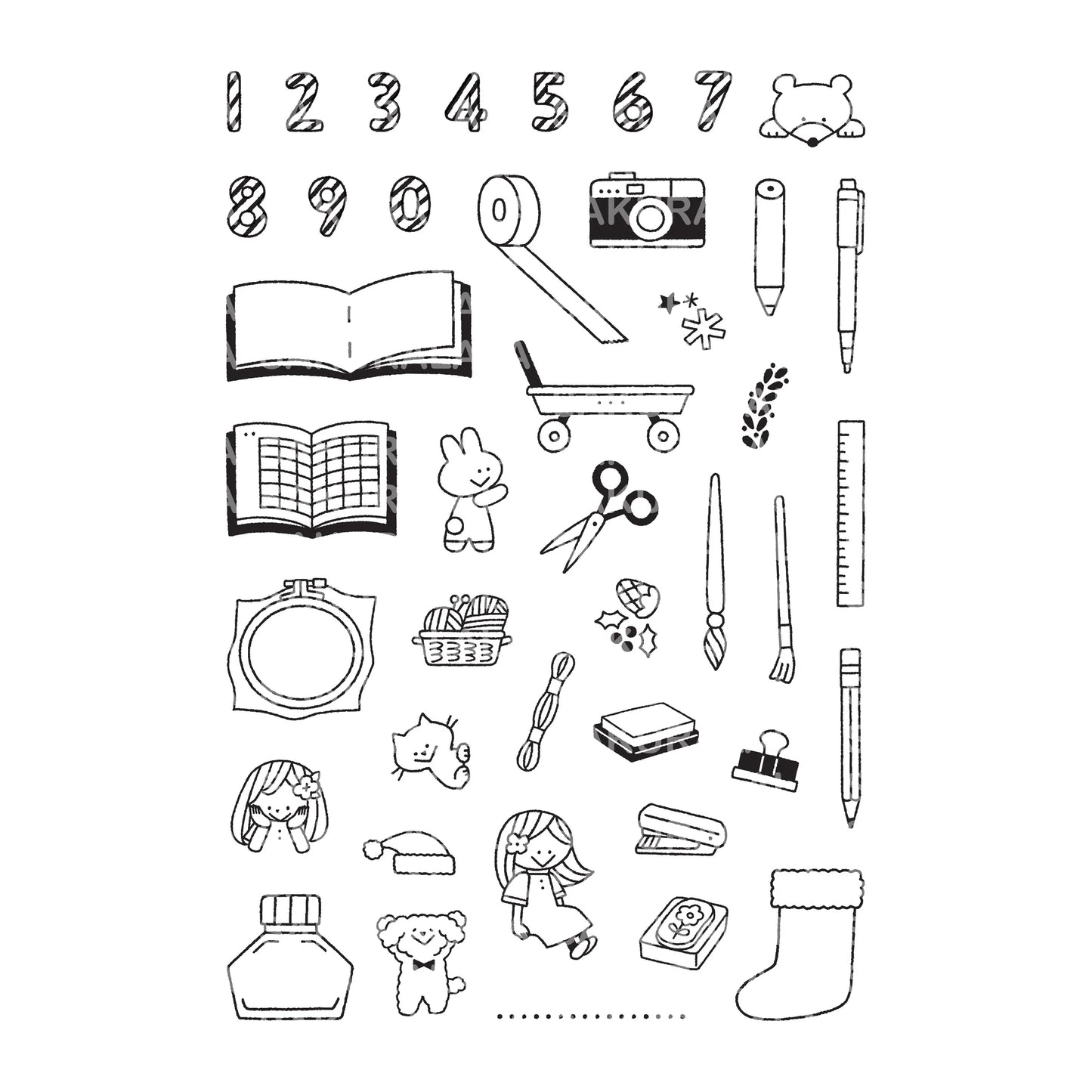 Igloo Dining 365 Clear Stamps - My 12 Days of Christmas (4" x 6")