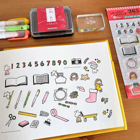 Igloo Dining 365 Clear Stamps - My 12 Days of Christmas (4" x 6")