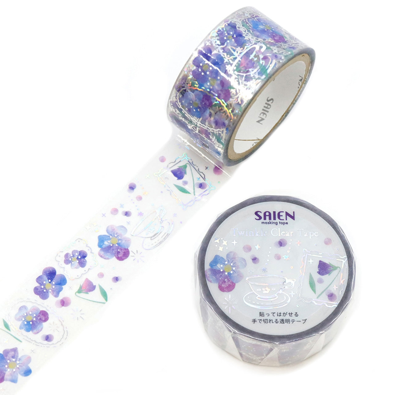 SAIEN / Shiny Clear Tape - Violet