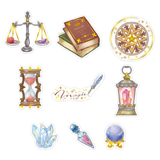 Collage Flake Stickers - Magic