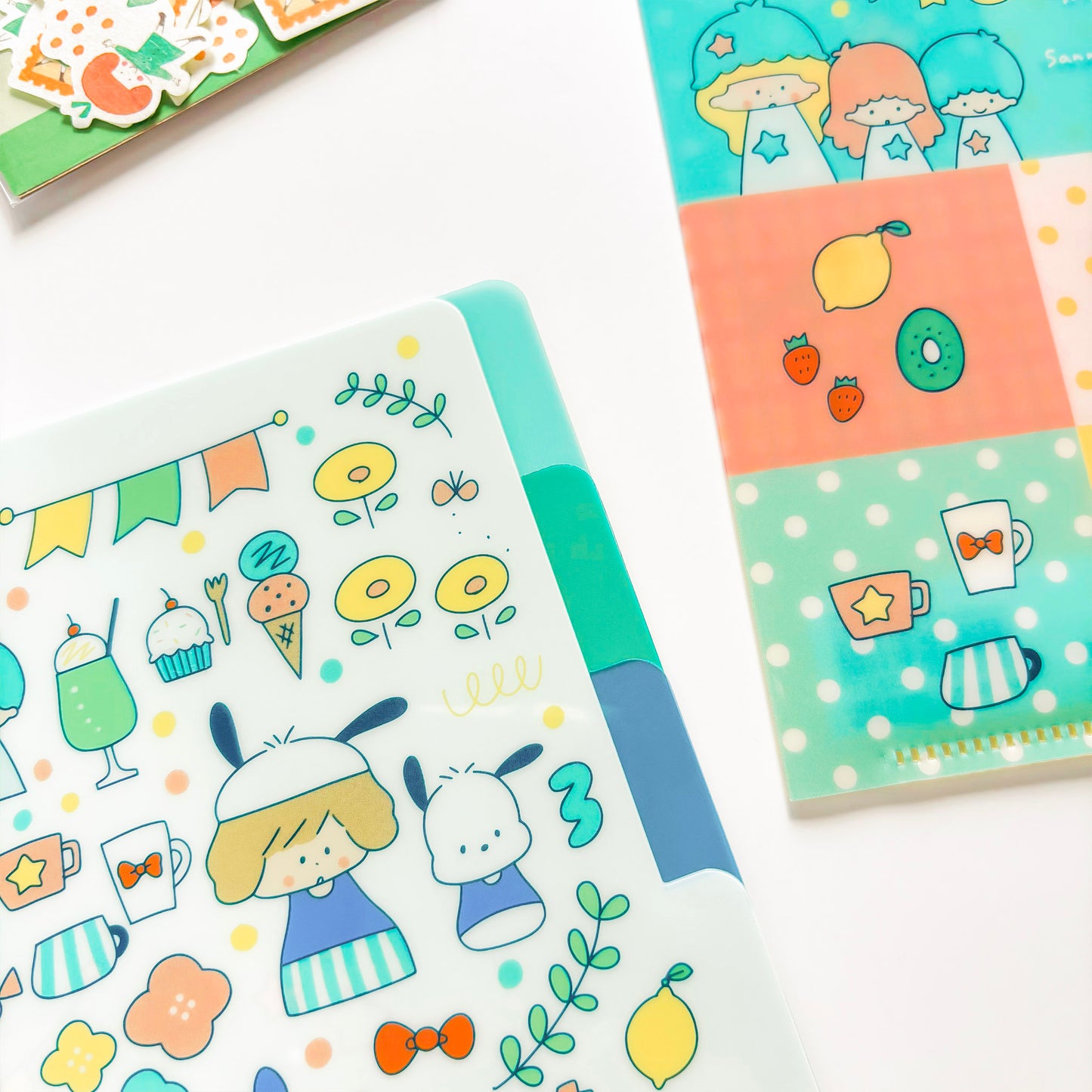 Limited Edition A5 Clear File - mizutama x Sanrio All Stars