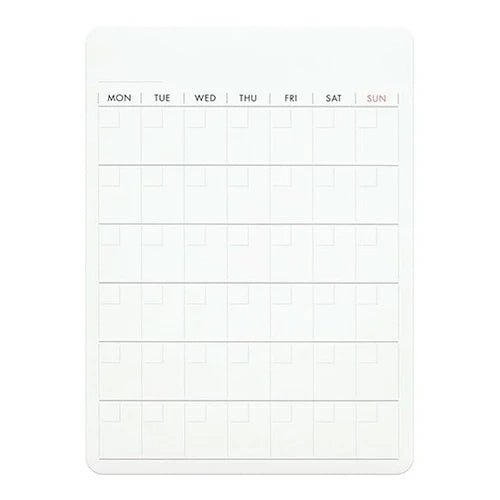 2015 Monthly Calendar Stickers - Plain (A6 Size)