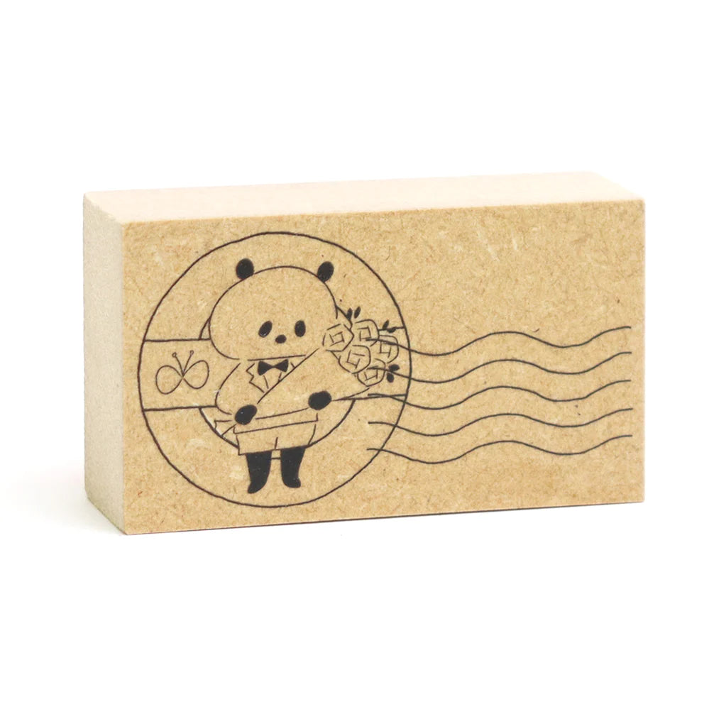 Last Stock Rubber Stamp - Panda Postmark