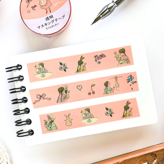 くらはしれい / クリアテープ(桃)