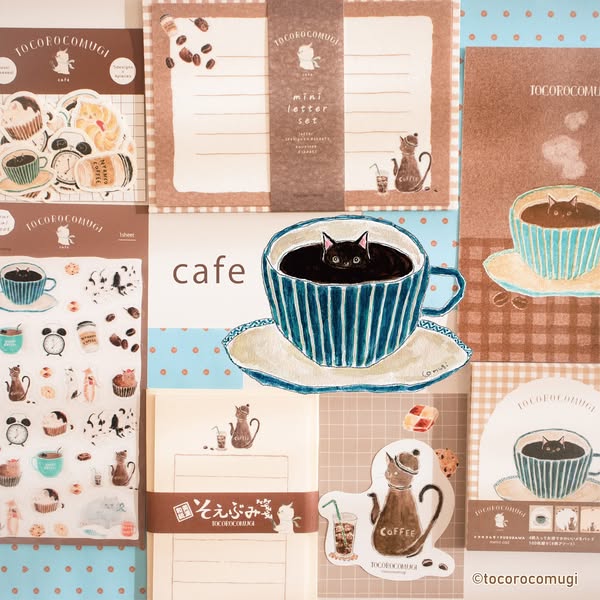 Tocorocomugi / Limited Edition / Planner Stickers - Cafe