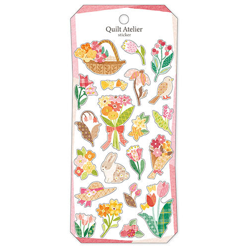 Mind Wave / Quilt Atelier Sticker - Flowers